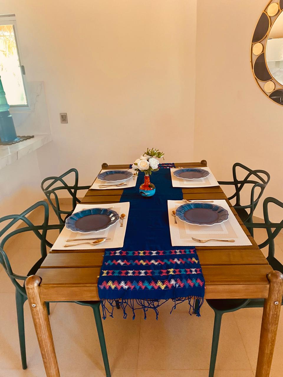 Otra vista comedor Bungalow Villas vacacionales en Puerto Escondido Oaxaca
